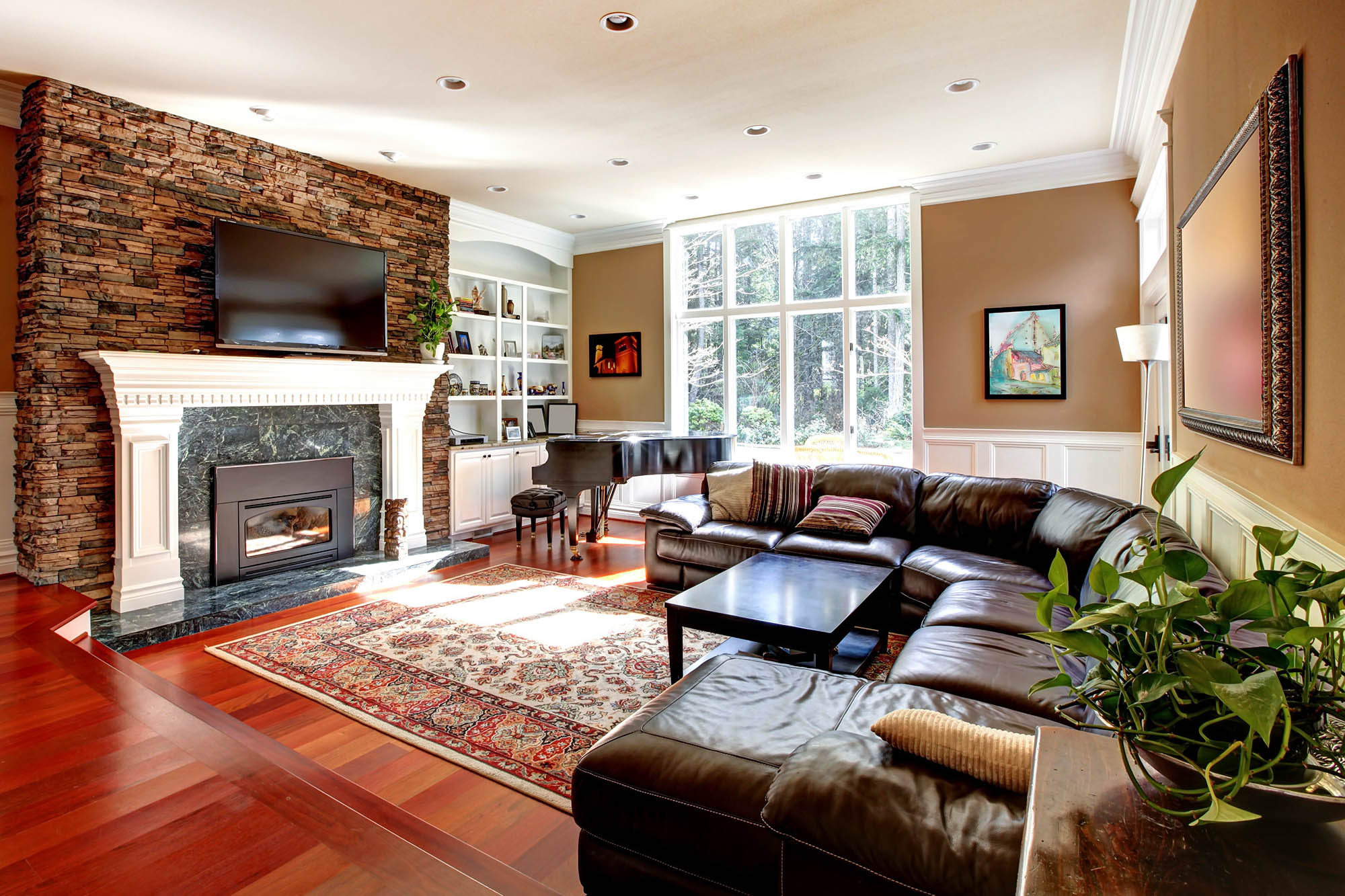 Rose Organizing Family Room